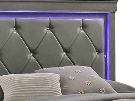 Blaze - Modern Bedroom Set With LED Headboard