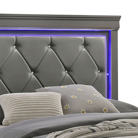 Blaze - Modern Bedroom Set With LED Headboard