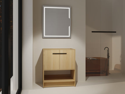Modern Freestanding Bathroom Vanity With 2 Doors