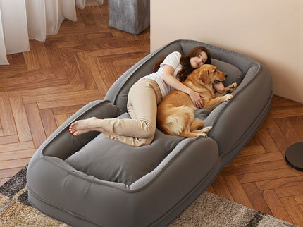 Upholstered Foldable Lazy Sofa Bed For Adults And Pets