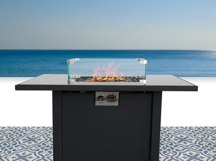 Outdoor Fire Pit For Outdoor Home Garden, Backyard Fireplace - Black