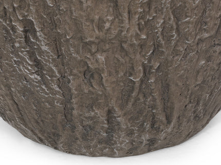 Magnesium Oxide Planter For Outdoor Use - Natural Wood