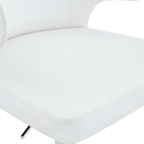 Adjustable Swivel Bar Chair With Ergonomic High Back Design