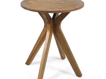 Stamford - Outdoor Bistro Table Acacia Wood X - Base - Teak