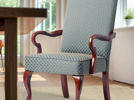 Delaney - Elegant Gooseneck Arm Chair With High Back