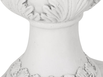 Roman Style Garden Urn Planter - Antique White