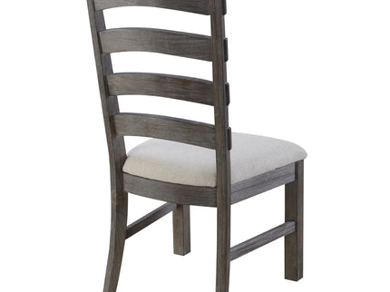 Upholstered Dining Chairs (Set of 2) - Brown - Wood