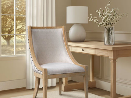 Upholstered Dining Chair With Nailhead Trim