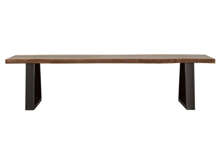 Wobegon - Rectangular Dining Bench - Gray