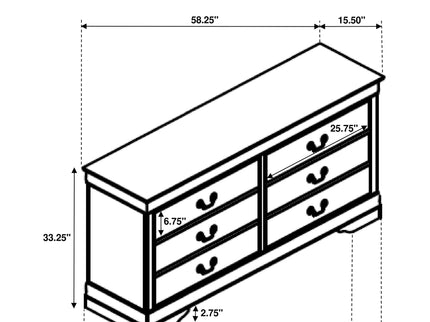 Bedroom Set With Curved Details