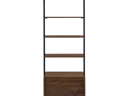 Wendell - 4 Shelf Storage Wall Bookshelf - Walnut
