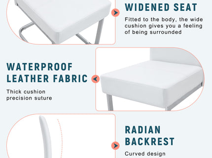Coaster Dining Chairs With Built In Spring Packages & Ergonomic Design