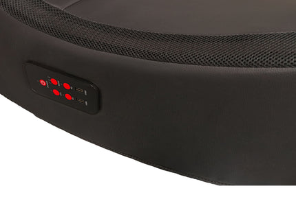 Foldable Gaming Chair With Onboard Speakers, LED Strip Lighting, Bluetooth, Vibration Massage, USB Charging Port - Black