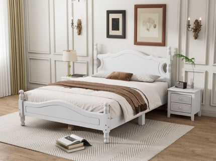 Platform Bed Frame With Slat Support