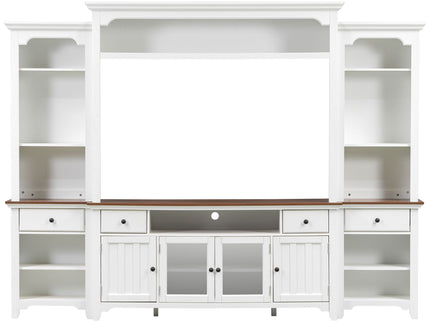 Extra Large TV Stand, Entertainment Center With Storage Cabinets