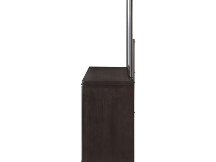 Navarro - 6 Drawer Dresser With Mirror - Brown