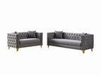 Dark Gray / 2 Pc. Sofa, Loveseat