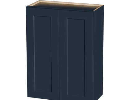 Shaker Wall Cabinet With Soft Close Hinges, Adjustable Shelves, Double Door