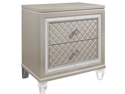 Cross - Glam Nightstand - Champagne
