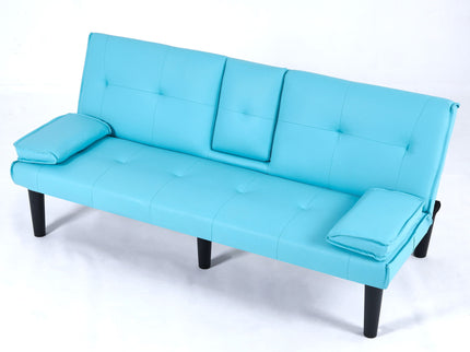 Sofa Bed With Foldable Design And Cup Holder