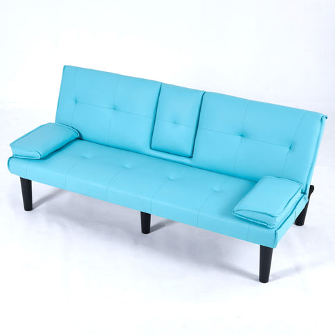 Sofa Bed With Foldable Design And Cup Holder