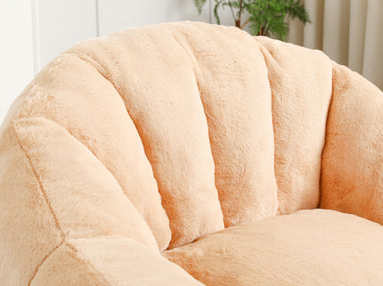 Beanbag Chair, Beanbag Sofa Chair With Armrests Stuffed High Density Foam