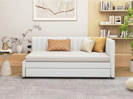 Upholstered Daybed, Sofa Bed Frame, No Box Spring Needed