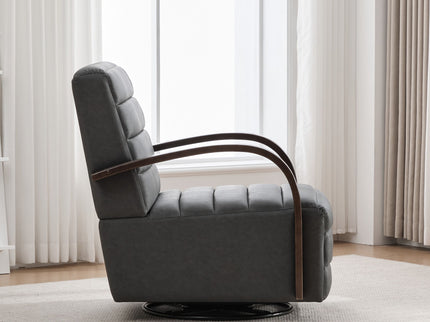 360° Swivel Accent Chair With Armrests, Comfy Lounge