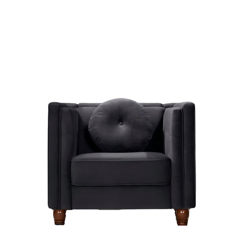 Chesterfield Accent Tufted Square Arm Side Chair