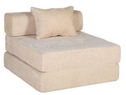 Convertible Floor Sofa Bed With Fixed Shape Frame For Living Room