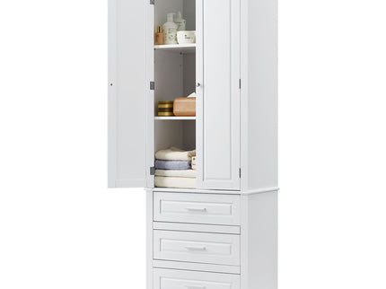 Storage Cabinet With 3 Drawers For Bathroom