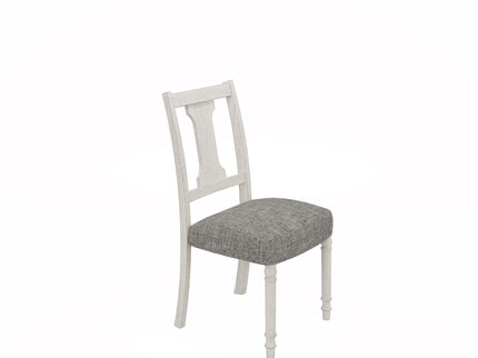 Tannen - Dining Side Chair (Set of 2) - White And Gray