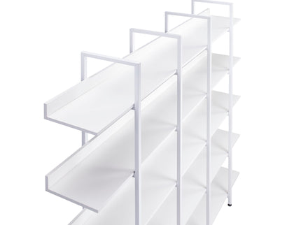Vintage Industrial 5 Tier Open Bookcase