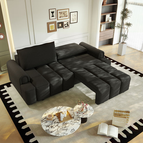 4 Seater Modern Couch With Seats Storage