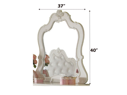 Edalene - Mirror - Pearl White