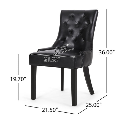 Cheney - Contemporary Dining Chair Tufted Upholstery (Set of 2)