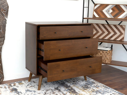 Caroline - Dresser 3 Drawer - Brown / Wood