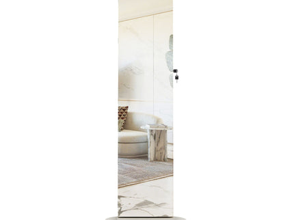 Swivel Jewelry Cabinet With Full Length Mirror