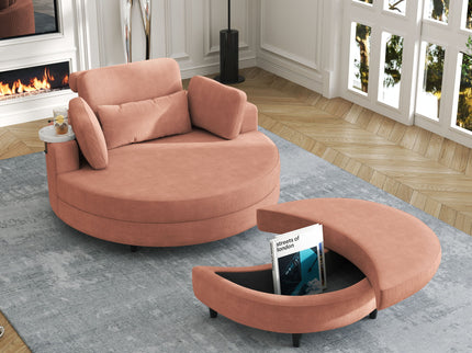 Sofa With Two Throw Pillows And A Waist Pillow With An Extra Tray For Comfortable Seating In Small Apartment Bedrooms