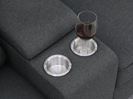 Eric - 9 Piece Upholstered Sectional With Ottoman