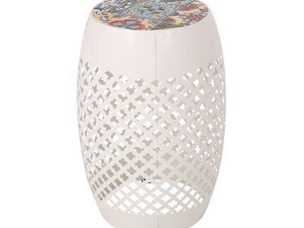 Roswell - Outdoor Side Table With Mosaic Tile Top