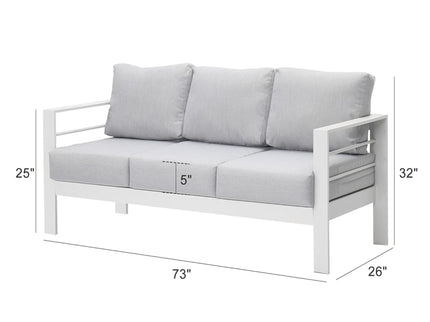 Outdoor Patio Set With All-Weather Thick Cushions