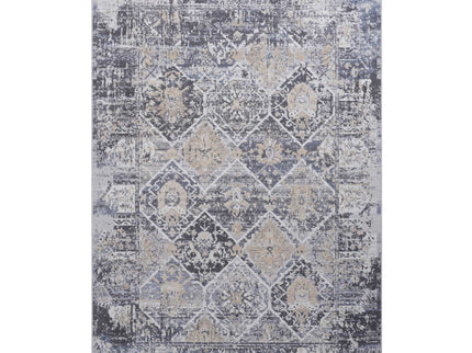 Payas - 6' X 9' Traditional Area Rug - Gray / Blue