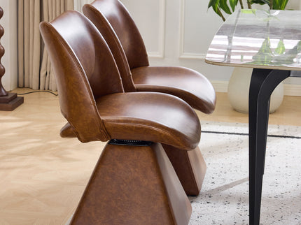Modern Swivel Dining Chair With High Back