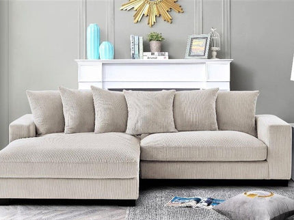 Luxe - Oversized 2 Piece Sectional Couches For Living Room, L Shaped Sofa With Chaise