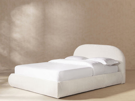 Archie Puffy Grounded - Upholstered Platform Bed