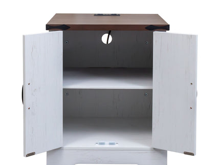Nightstand With Adjustable Shelf