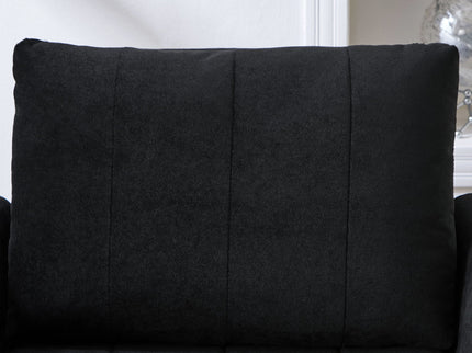 Upholstered Convertible Sleeper Sofa With 5 Position Backrest, Side Pockets, Storage
