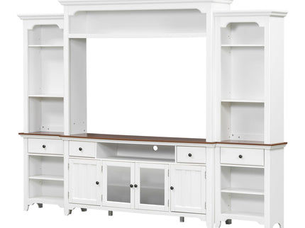 Extra Large TV Stand, Entertainment Center With Storage Cabinets