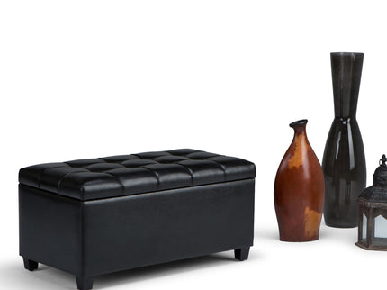 Sienna - Upholstered Storage Ottoman Bench